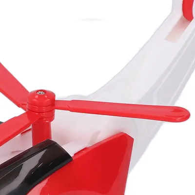 Obrázek produktu pro Elektricky transformovatelný model vrtulníku, rotující, se světlem a hudbou, pro děti od 1 roku, červený