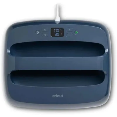 Produktbild von Cricut EasyPress SE, Blau, Weiß, 300 x 250 mm, 205 °C, Weiß, 4,14 kg, 421 mm