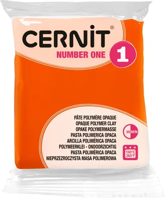 Obrázok produktu pre Cernit Polymer Clay N°1 Polymérová hmota Orange 56 g