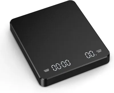Produktbild von Kaffeewaage, digitale Kaffeewaage mit Timer, wiederaufladbar für Filterkaffee, digitale Espressowaage (3 kg 0,1 g)
