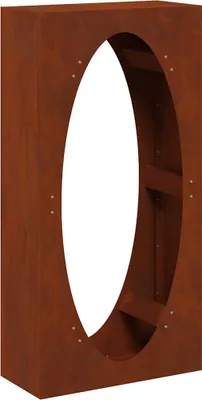 Immagine prodotto di vidaXL Rastrelliera per legna da ardere 50x23x100 cm Acciaio resistente alle intemperie