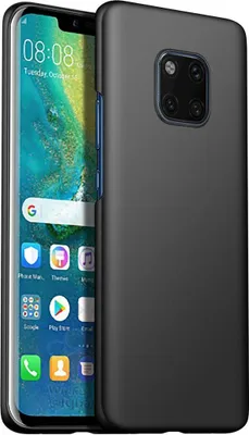 Image de Huawei Mate 20 Pro Case, Thin Matte PC Anti-Fingerprint Protective Case for Huawei Mate 20 Pro black