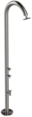 Produktbild von Eichenwald Modell 35 Gartendusche Nemo Typ Mischbatterie geschliffen mit Entnahmehahn