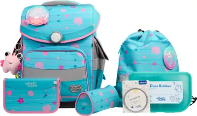 Immagine prodotto di School Mood Timeless Pro Lilly (sirena), set di cartelle da 7 pezzi