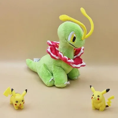 Produktbild von Pokemon Meganie Kuscheltier - 17 cm Plüschtier Meganium