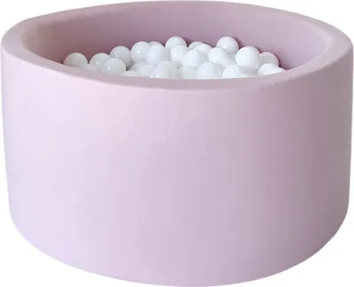 Image de MONIO for kids Piscine à balles 90 cm rose poudré + 200 balles