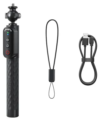 Produktbild von Unterwasser-Selfie-Stick, 10 m, wasserdichte Tauchverlängerung mit Fernbedienung, 1/4 Zoll Schraube, max. 100 cm ausziehbarer integrierter Akku-Ersatz