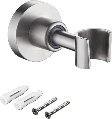 Image de Support mural en acier inoxydable, réglable, brossé, nickel