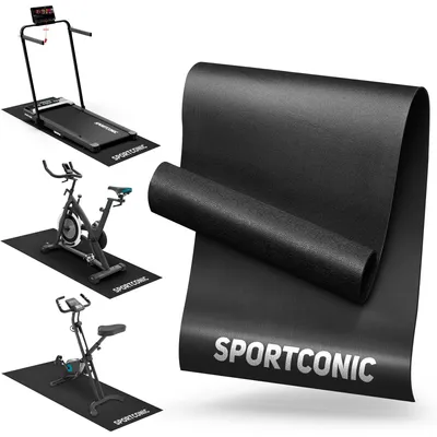 Zdjęcie produktu dla Sportconic Mata ochronna pod bieżnię i sprzęt fitness – antypoślizgowa 140x60 cm