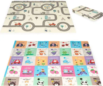 Obrázek produktu pro Edukační pěnová podložka, oboustranná, skládací, velká troba ECOTOYS
