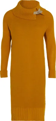 Produktbild von Knit Factory Jamie Strickkleid - Ocker - 40/42
