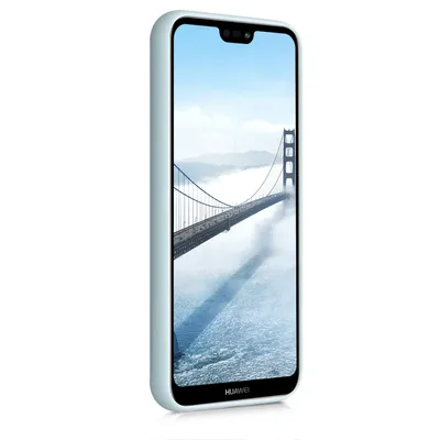 Produktbild von kwmobile Hülle kompatibel mit Huawei P20 Lite Hülle - weiches TPU Silikon Case - Cover geeignet für kabelloses Laden - Cool Mint