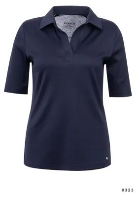 Produktbild von Damen Polohemd Marine Größe 44