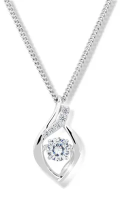 Produktbild von Beautiful necklace with crystals and zircons M43066