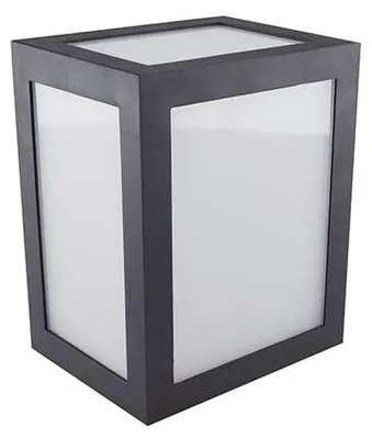 Immagine prodotto di V-TAC VT-822 Lampada applique LED 12W wall light cube nero bianco freddo 6400K - sku 8342