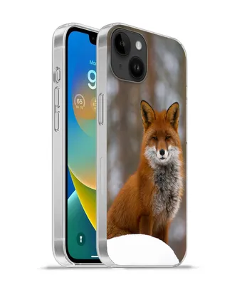 Produktbild von MuchoWow® Handyhülle Schutzhülle Hülle für Apple iPhone 14 Plus - Soft case Fuchs - Wald - Rot Silikon Softcase Handy Hülle - Abbildung
