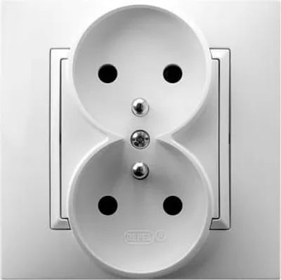 Obrázok produktu pre Ospel GP-2UZ/00, Biela, IP20, 16 A, 82 mm, 45 mm, 82 mm