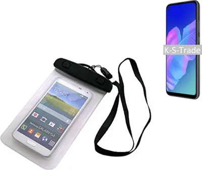 Produktbild von K-S-Trade Schutz Hülle Handy Hülle Kompatibel mit Huawei P40 lite E Beach Bag wasserdicht 16cm x 10cm Schutzhülle Staub Sand Flachwasser Beachbag