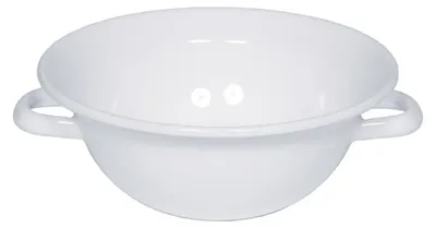Produktbild von Riess Miniweitling Classic Ø14cm 0,5 Liter zwei Henkel Emaille weiss