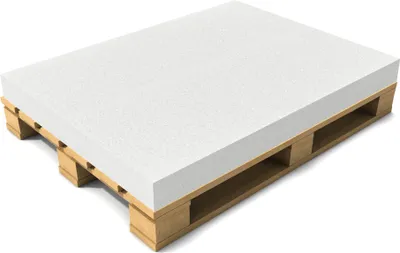 Produktbild von [neu.haus]® Pena 120 x 80 x 10cm - Biela - Matrac Paleta prekrytie Paleta vankúš Výplň
