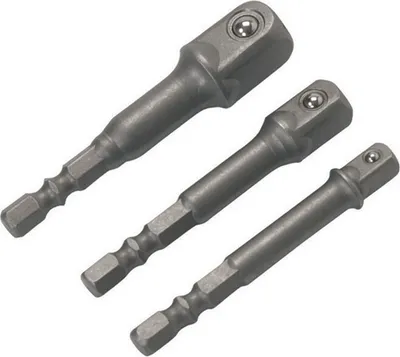 Produktbild von Stecknuss-Adapter-Satz 3x 1/4" - 3/8" - 1/2"