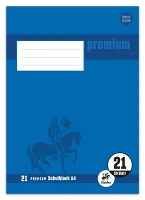 Immagine prodotto di 10x Staufen® 734044221 Blocco note scuola PREMIUM LIN 21 A4 50 fogli 90 g/m² foderati