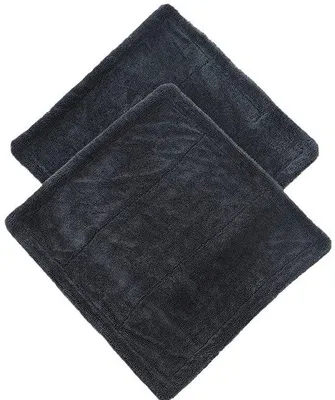 Produktbild von Zwei Stücke - 40x40cm - Autowasstoffscheibe, absorbierende Reinigungstuch, vielseitige Autoreinigungsbegleiter für Staubentfernung und Polieren, für den Hausgebrauch und im Auto
