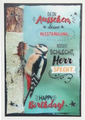 Produktbild von Depesche 3D Foto Klappkarte 017 Happy Birthday!