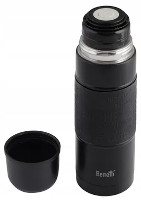 Produktbild von Berretti Reise-Thermoskanne 500ml Edelstahl Kaffee Schwarz