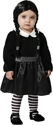 Produktbild von Atosa Wednesday Addams Kinderkostüm Mehrfarbig 12-24 Months Mehrfarbig 12-24 Months