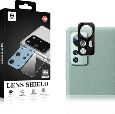 Produktbild von Mocolo, Kamera-Schutzglas Xiaomi 12 Pro 9H, Schwarz / Transparent