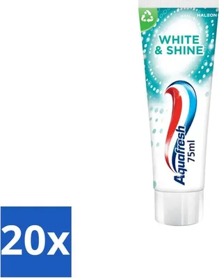 Obrázok produktu pre Aquafresh White & Shine - bieliaca zubná pasta - 75 ml - hodnotné balenie - 20 kusov