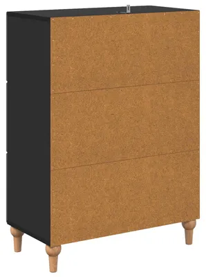 Zdjęcie produktu dla Szafka z Szufladami Czarny 66 x 34,5 x 90 cm