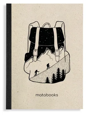 Produktbild von matabooks - Steifbroschur Dahara A6 "Backpack"