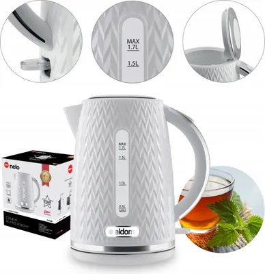 Produktbild von Eldom C260B Kabelloser Wasserkocher 1,7L 2000W - Mit 360° Drehbarem Sockel