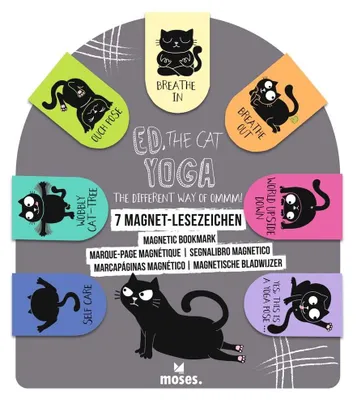Immagine prodotto di moses Ed, il gatto 7 Magnetlesezeichen Yoga