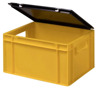 Image de Boîtes de rangement en plastique empilables, adaptées à diverses utilisations