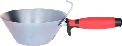 Obrázok produktu pre STUBAI pozinkované hladidlo na maltu 180 mm | Profesionálne omietacie hladidlo s dvojzložkovou rukoväťou na omietanie a plombovanie, betónové práce a obkladanie v interiéri aj exteriéri