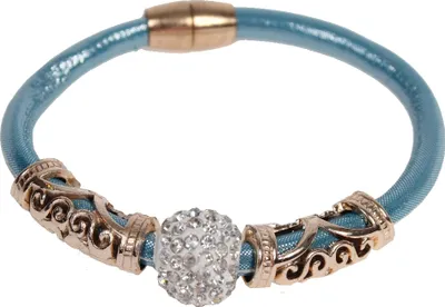 Produktbild von Stardust Armband mit Strass, Blau, ca. 20 cm Länge, 0,5 cm Breite