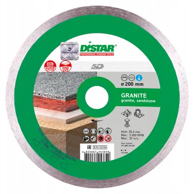 Produktbild von Distar Granite Trennscheibe 125 mm x 22,23 mm für Stein