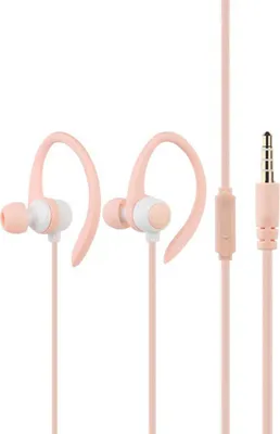 Zdjęcie produktu dla Słuchawki Douszne Przewodowe Vega Sport Go Różowe Box Uniwersalne 3,5 Cala Pink