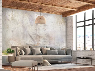 Produktbild von Vlies Fototapete Betonoptik 400x280 cm Tapeten Wandtapete XXL Abstrakt Steinwand beige grau f-A-10070-a-a