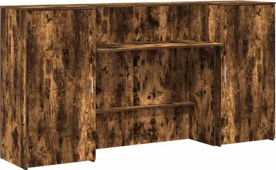 Obrázek produktu pro Recepční stůl kouřový dub 200x50x103,5 cm kompozitní dřevo