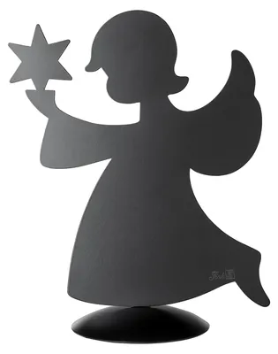 Produktbild von HOLYWORKER Figur - H.30cm - schwarz - Eisen - Wohnaccessoire - Deko