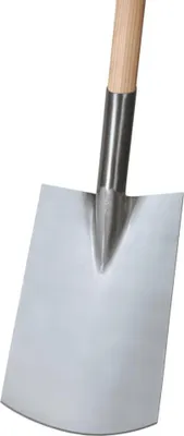 Produktbild von Rohrdüllspaten Gärtner Form Blattmaß 290x180mm Gr.2 m.T-Stiel 850mm 1830g IDEAL