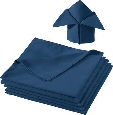 Produktbild von REDBEST Serviette 6er-Pack Seattle" dunkelblau 50x50 cm"