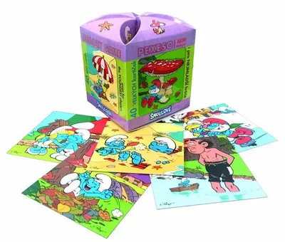 Produktbild von Memory-Spiel in einer Maxi-Box Schlümpfe