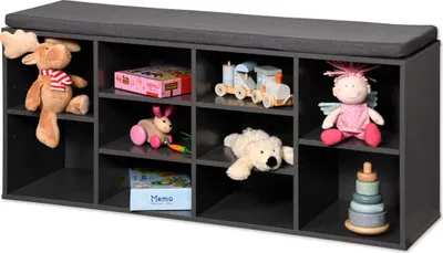 Zdjęcie produktu dla Szafka na buty z siedziskiem, 10 półek, Kesper
