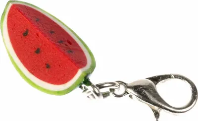 Produktbild von Melone Wassermelone Obst Charm Anhänger Bettelanhänger Miniblings Achtel
