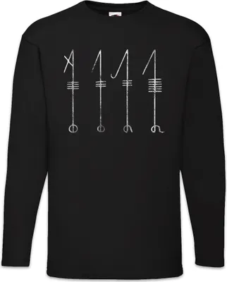 Produktbild von Urban Backwoods Svefnthorn Runes, Langarm T-Shirt, Farbe: Schwarz, Größe: 2XL